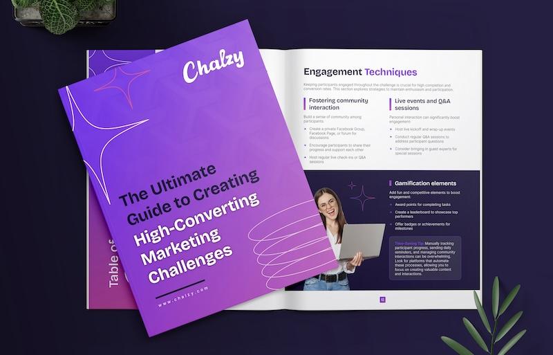 Chalzy Marketing Guide Mock-up